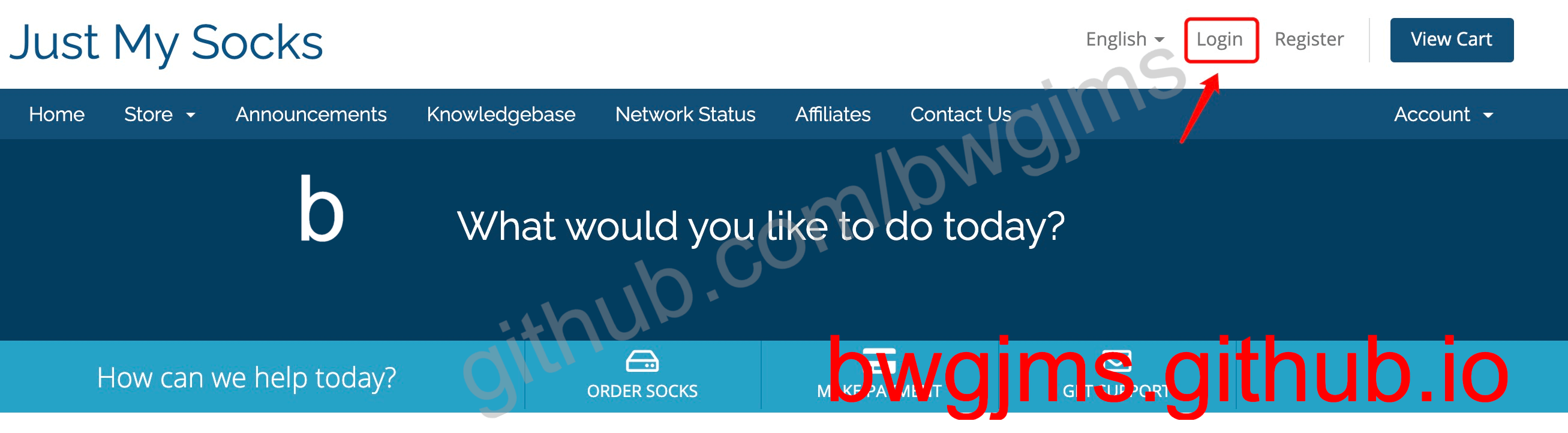 Just My Socks登陆